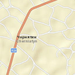 Chernyatyn Street Map