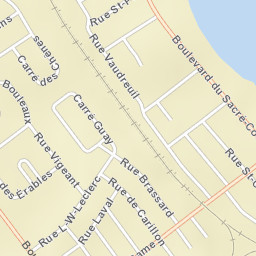 Saint-Félicien Street Map