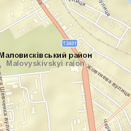 Mala Vyska Street Map