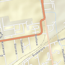 Okres Trebišov Street Map