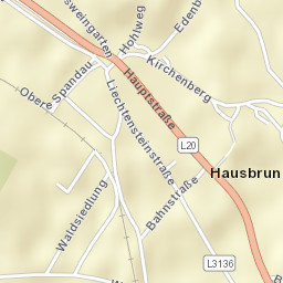 Hausbrunn Street Map