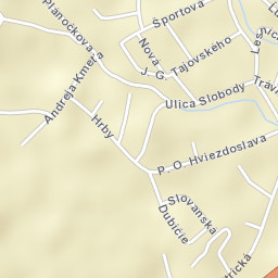 Kováčová Street Map