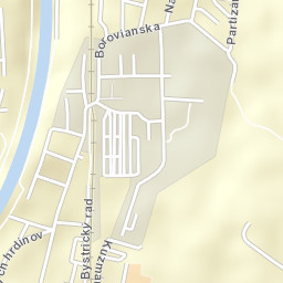 Okres Zvolen Street Map