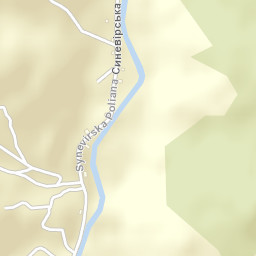 Synevyrska Poliana Street Map