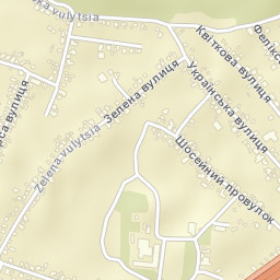 Pidhorodne Street Map