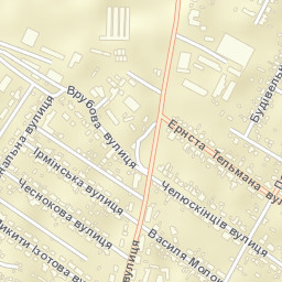 Kadiyivka Street Map