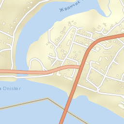 Zhvanets Street Map