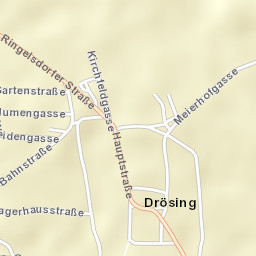 Drösing Street Map