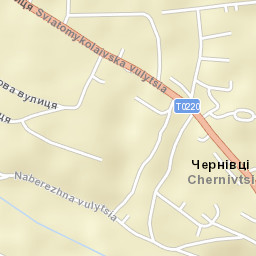 Chernivtsi Street Map
