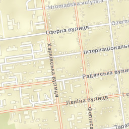 Pavlohrad Street Map