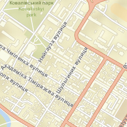 Kropyvnytskyi Street Map
