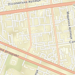 Kamianske Street Map