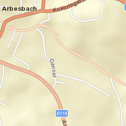Arbesbach Street Map