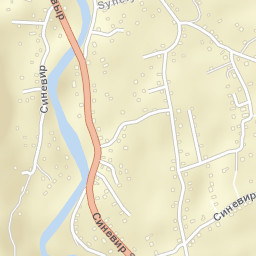 Synevyr Street Map