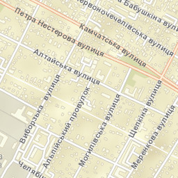 Dniprovs’ka Mis’ka Rada Street Map