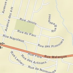 Saint-Bruno Street Map