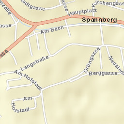 Spannberg Street Map