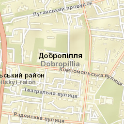 Dobropillya Street Map