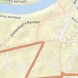 Mukacheve Street Map