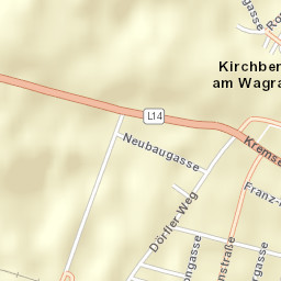 Kirchberg am Wagram Street Map