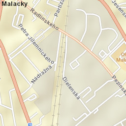 Okres Malacky Street Map
