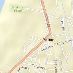 Poltár Street Map