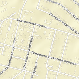 Zoryns’k Street Map