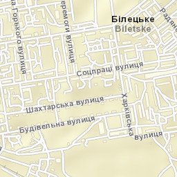 Bilyts’ke Street Map