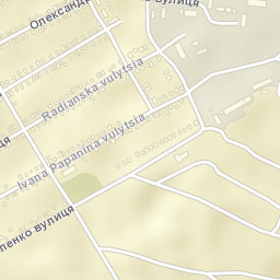 Lutuhyne Street Map