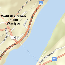Weißenkirchen in der Wachau Street Map