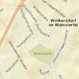 Wolkersdorf im Weinviertel Street Map