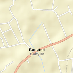 Banyliv Street Map