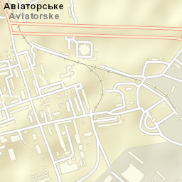 Aviatorske Street Map