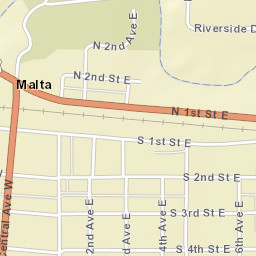 449 N 1st Street East, Malta, MT 59538, USA Street Map