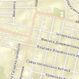 Synel’nykove Street Map
