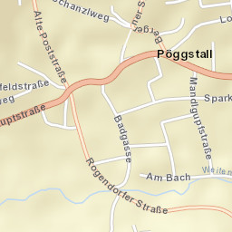 Pöggstall Street Map