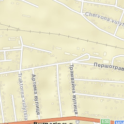 Vuhlehirs’k Street Map