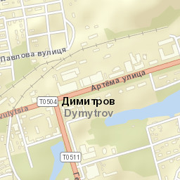 Myrnohrad Street Map