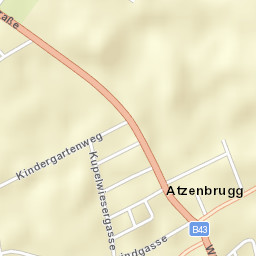 Atzenbrugg Street Map