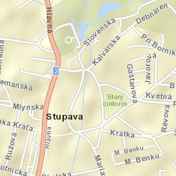 Stupava Street Map