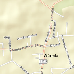 Würmla Street Map