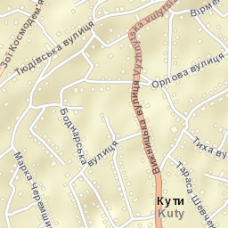 Kuty Street Map