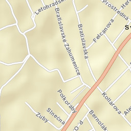 Svätý Jur Street Map