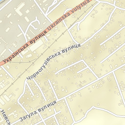 Vyzhnytsya Street Map