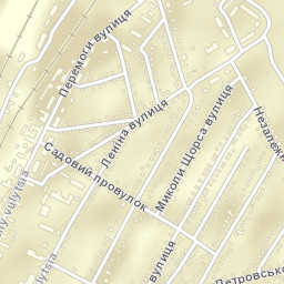 Pomichna Street Map