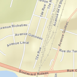 Trans-Canada Highway, Rouyn-Noranda Street Map