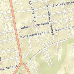 Yenakiyeve Street Map