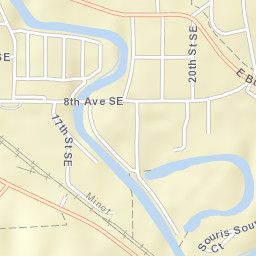 248-298 Souris Ct Minot ND 58701 Street Map