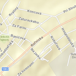 Bratislava - Vajnory Street Map
