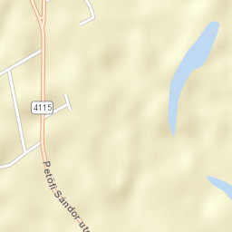 Aranyosapáti Street Map